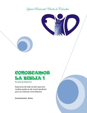 Conozcamos la Biblia I