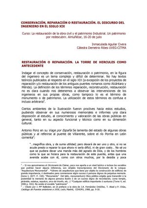 Ponencia texto (conservacion, reparacion o restauracion)