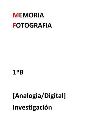 memoria foto