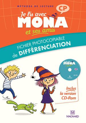 Extrait " Je lis avec Mona et ses amis CP - Fichier photocopiable de différenciation"