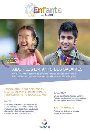 Enfants de Sanofi - Flyer