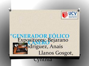 generador de energía eólica