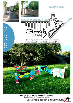 Bulletin municipal de Gometz le Châtel - N°238 Janvier 2014