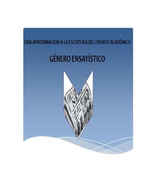 EL GENERO ENSAYISTICO