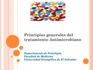Principios generales del tratamiento con antimicrobianos