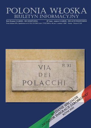 Biuletyn Polonia Włoska nr 3-4 2013