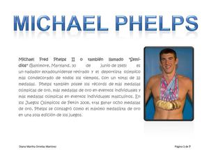 Bibliografia de MICHAEL PHELPS.