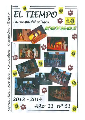 LA REVISTA DEL COLEGIO KOYNOS "EL TIEMPO" - AÑO 21 - Nº 51