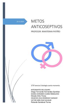 Metodos antconseptivos