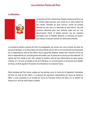 Los simbolos Patrios 