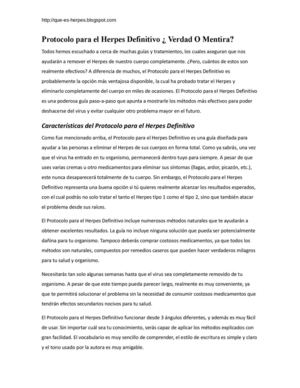 Protocolo Definitivo Del Herpes