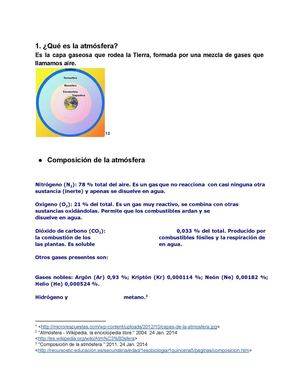 trabajo de la atmosfera
