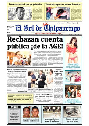 El Sol de Chilpancingo 26 Marzo 2014