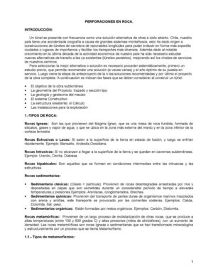 PERFORACION EN ROCAS