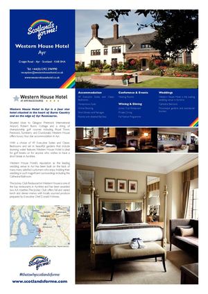 Western House Hotel A4 PDF