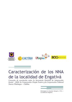 Caracterización NNA localidad de Engativá