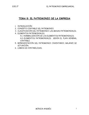 EL PATRIMONIO EMPRESARIAL