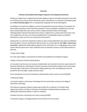 Review of Accredited Online Degree