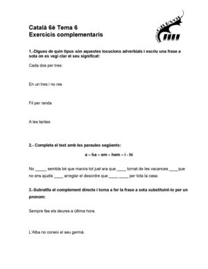 activitats complementàries 6 català 6