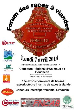 Forum des races à viande 2014