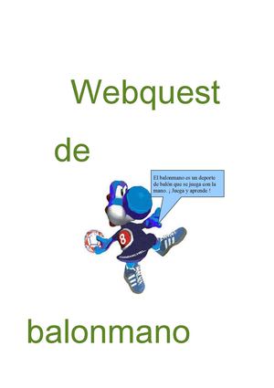 WEBQUEST DE BALONMANO