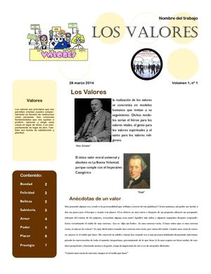 los valores