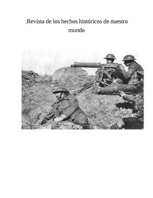 Revista de los hechos históricos 