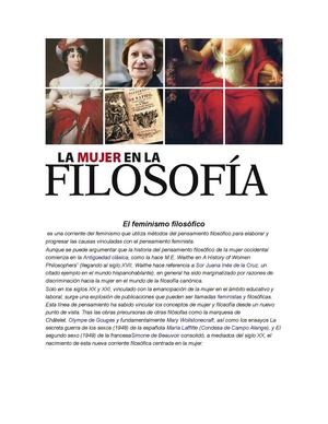 LA MUJER Y LA FILOSOFIA