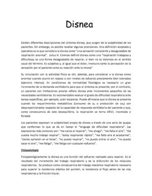 disnea semiologia