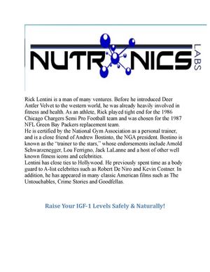 Nutronics labs : Is deer antler spray safe