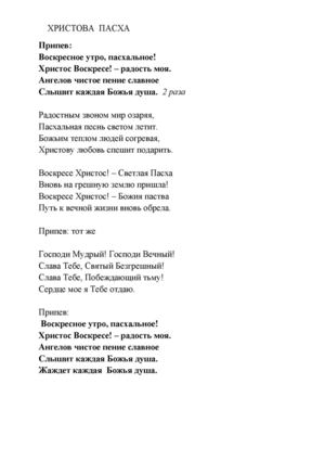 Святая ПАСХА