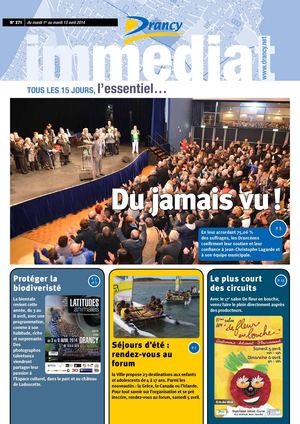 Drancy immédiat 271 - 1er avril 2014