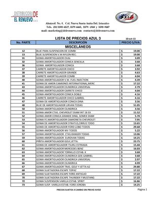 lLISTA MISCELANEOS STAR