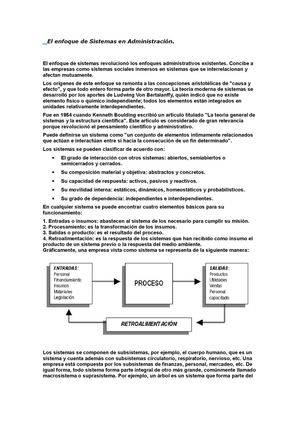 Enfoques en sistemas y contingencias 