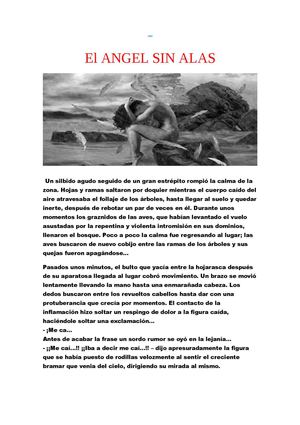 El Angel Sin Alas *-*