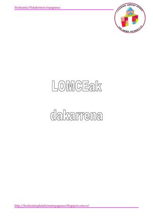 LOMCEak dakarrena