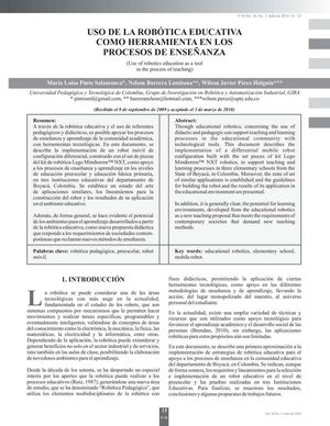 Robica en la enseñanza