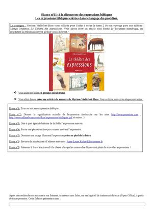 Les expressions bibliques