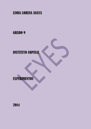 EXPERIMENTO LEY DE CHARLES-LINDA ANAYA