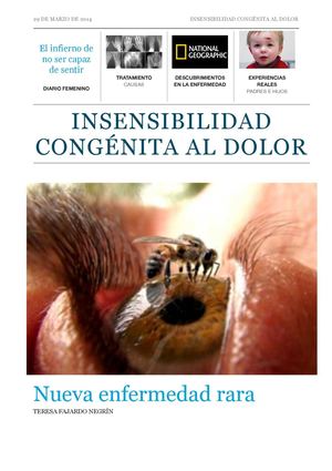 Insensibilidad congénita al dolor