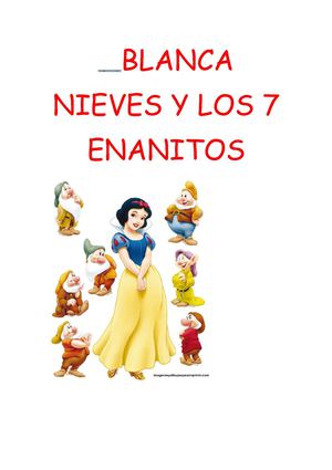 BLANCA NIEVES Y LOS SIETE ENANOS
