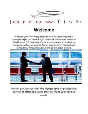 Arrowfish Consulting: Economic Damages Service in Utah