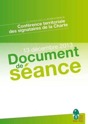 Document de Séance du 13 décembre 2013- conférence territoriale des signatures de la Charte
