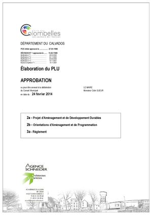 PLU Colombelles_PADD_orientations d'aménagement_réglement