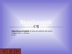 Bioniformatica