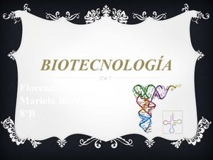 Power Point Biotecnología 