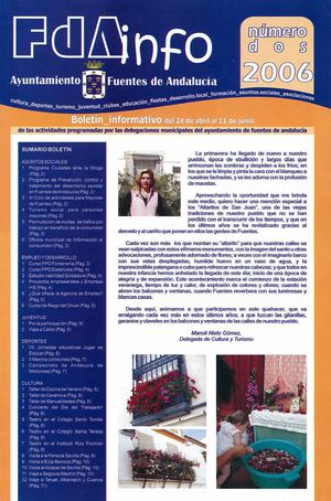 2006.   FdA Info. AYUNTAMIENTO DE FUENTES DE ANDALUCÍA. 24 ABRIL AL 11 DE JUNIO