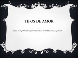 Tipos de amor
