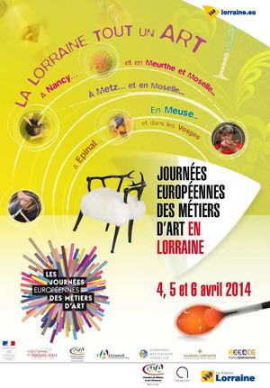 JOURNÉES EUROPÉENNES des MÉTIERS DART EN LORRAINE
