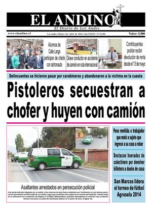Diario El Andino - Martes 01 de Abril de 2014